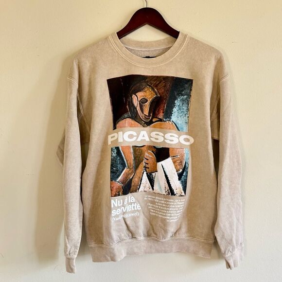 Picasso Art Graphic Sweatshirt M - Picture 1 of 9
